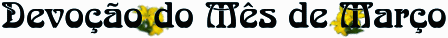Devoção do mês de março