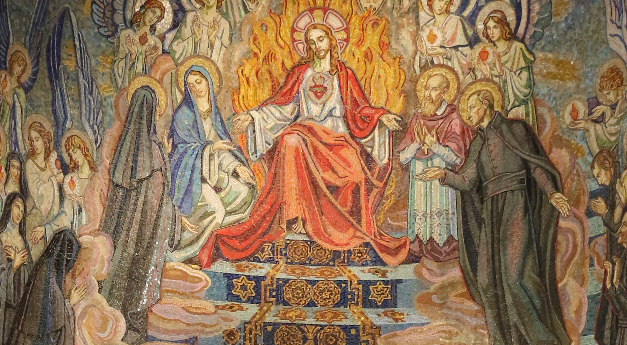 Coração de Jesus e os Santos