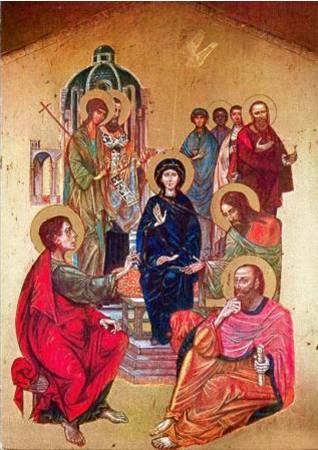 Nossa Senhora e os Apóstolos