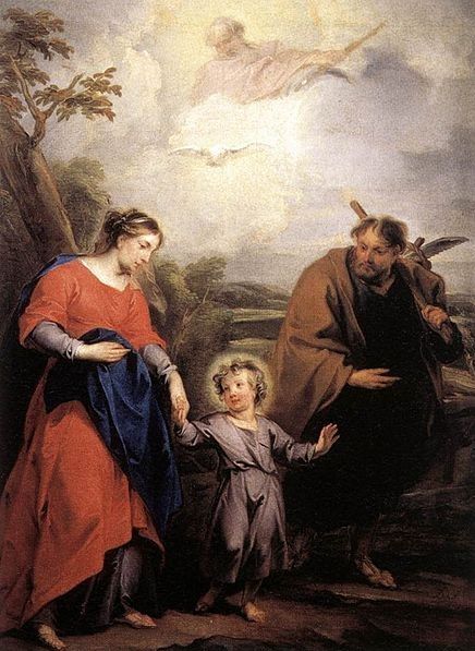 Sagrada Família retornando do Egito