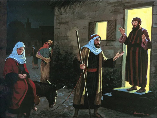 Maria e José em Belém