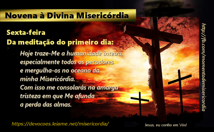 Novena à Divina Misericórdia - 1º dia