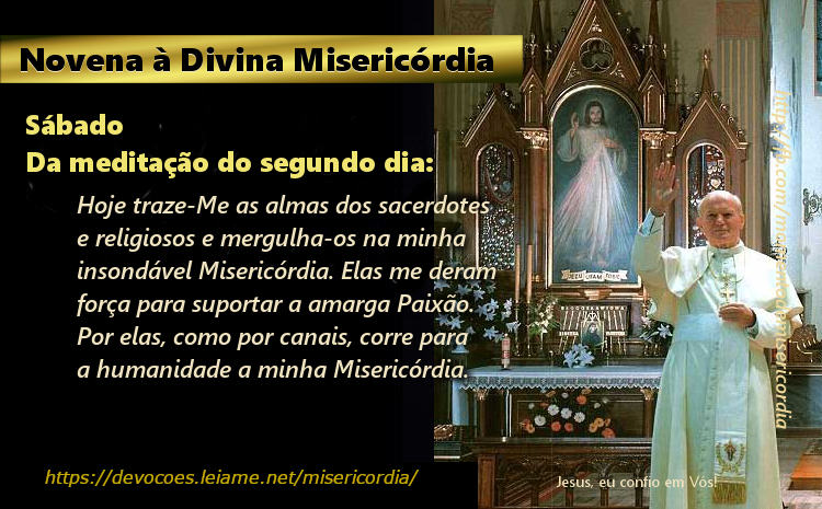 Novena à Divina Misericórdia - 2º dia